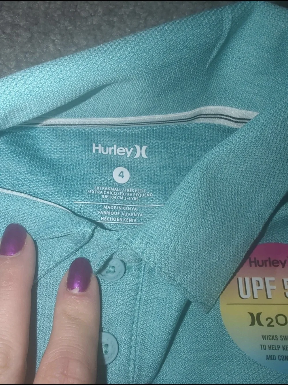 Hurley Boys Aqua Polo Shirt